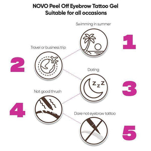 The Venus Lash Peel Off Eyebrow Tattoo Gel